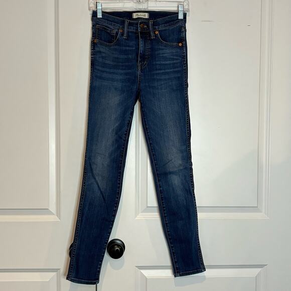 Madewell 10 Inch High Rise Skinny Tencel Jeans Danny Wash 25 - Picture 1 of 11